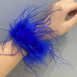 luxury Ostrich feathers cuffs for women arm warmer fur Soft feathers wrist cuffs Women's Feathers Bracelets fur cuffs Accessorie