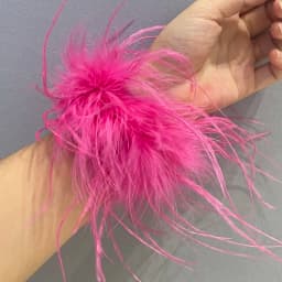 luxury Ostrich feathers cuffs for women arm warmer fur Soft feathers wrist cuffs Women's Feathers Bracelets fur cuffs Accessorie