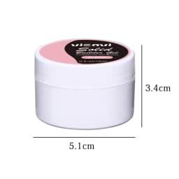 3 Bottles 15ml*3 Solid Builder Gel for Nails Sculpture 3D Gel Nail Poly Extension Gel Builder Pink/Clear/White Easy Extension