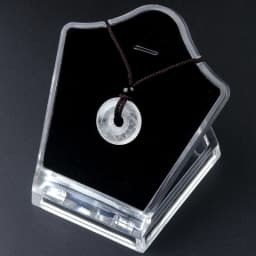 20mm Circle Donut Healing Crystals Necklace Natural Chakra Gemstone Stone Amulet Lucky Coin Donuts Charm Protection Quartz Agate