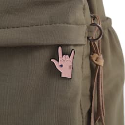 Korean RAP Lead Singer Band Singer Enamel Pin Custom iconic Gesture Sign Brooches Badge Fandom Fans Assistance Jewelry Gifts