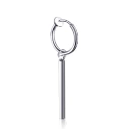 Kiss Jewelry Titanium Steel Punk Cool Men Women Ear Clip Stud Earrings Long Stick Pendant Fashion Hip Hop Drop Party Earring