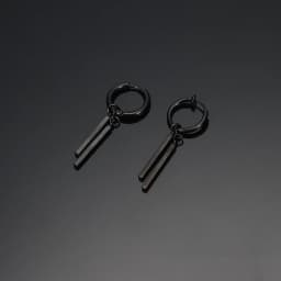 Kiss Jewelry Titanium Steel Punk Cool Men Women Ear Clip Stud Earrings Long Stick Pendant Fashion Hip Hop Drop Party Earring