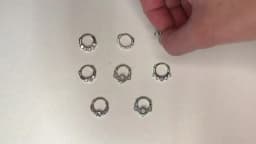 Drperfect 16G Septum Clicker Ring Stainless Steel CZ Opal Cartilage Helix Tragus Daith Earring Nose Rings Hoop Piercing Jewelry