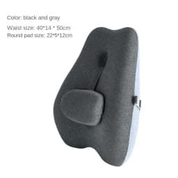 Waist Pillow Office Seat Back Memory Cotton Can Be Adjusted To Not Collapse Back Pillow Support Cushion
