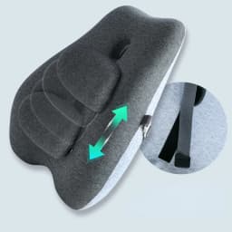 Waist Pillow Office Seat Back Memory Cotton Can Be Adjusted To Not Collapse Back Pillow Support Cushion