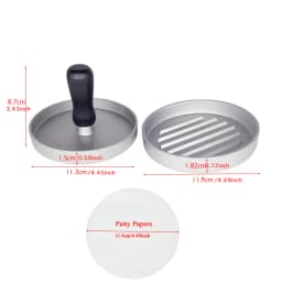 Burger Press , Patty Maker Aluminum Non-Stick Hamburger Mold