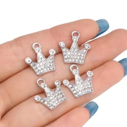 10Pcs Exquisite Zircon Alloy Sun Moon Pendant Handmade Jewelry Making Necklace Earrings Charms Diy Craft Accessories Findings