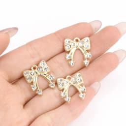 10Pcs Exquisite Zircon Alloy Sun Moon Pendant Handmade Jewelry Making Necklace Earrings Charms Diy Craft Accessories Findings