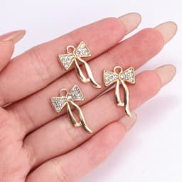 10Pcs Exquisite Zircon Alloy Sun Moon Pendant Handmade Jewelry Making Necklace Earrings Charms Diy Craft Accessories Findings