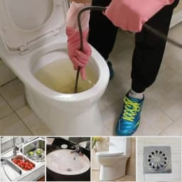 1-3m Pipe Dredging Tool Spring Pipe Sewer Pipe Unblocker Sinks Basin Pipeline Clogged Remover Tools Bathroom Kitchen Drain Clean