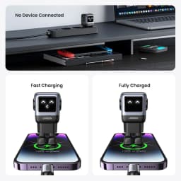 UGREEN 65W GaN Charger Uno Robot Design PD Fast Charger PPS PD3.0 for iPhone 17 16 15 Fast Charge for Xiaomi Laptop Macbook Pro