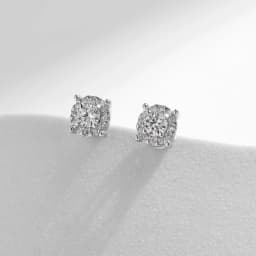 MODIAN D Color Moissanite Stud Earrings Round Cut Lab Created Diamond 925 Sterling Silver Silver Bridal Jewelry For Women Gifts