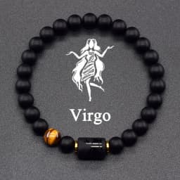 12 Zodiac Sign Bracelet Homme Constellation Bracelet for Men Aries Virgo Leo Libra Charm Bangle Women Friendship Jewelry on Hand