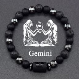 12 Zodiac Sign Bracelet Homme Constellation Bracelet for Men Aries Virgo Leo Libra Charm Bangle Women Friendship Jewelry on Hand