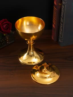 Holy Grail, Holy Box, Rosary, Gold-plated Liturgical Supplies, Holy Communion Cup, Mass Supplies