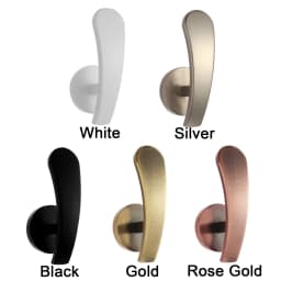 2pcs/set Retro Hold Practical Durable Curtain Holder Wall Hanger Curtain Holdback Mounted Metal Hooks