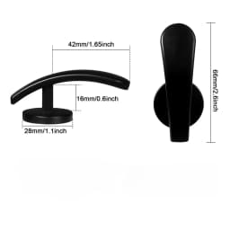 2pcs/set Retro Hold Practical Durable Curtain Holder Wall Hanger Curtain Holdback Mounted Metal Hooks