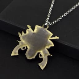 Rock Music Band Guns N 'Roses Skull Death Logo Pendants Necklaces Necklace for Woman Man Music Series Jewelry