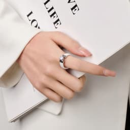 White Black Ceramic Rings Plus Cubic Zirconia For Women Gold Color Stainless Steel Women Wedding Ring Engagement Jewelry 6mm