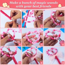 1000pcs Multi-Colored Large Hole Pony Beads for Crafts Hair Braids and Bracelets Durable Plastic Beads for Endless Creativity