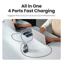 UGREEN 160W GaN Charger PD3.1 Type C QC4.0 3.0 Quick Charge For Macbook Pro Laptop USB Fast Charger For iPhone 18 Xiaomi Tablet