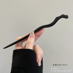 Chinese Wood Hair Stick Simple Girla Daily Hairpin Chopstick Vintage Han Costume Headpiece For Women Classic Hair Bun Jewelry