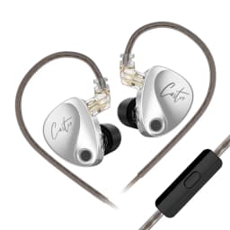KZ Castor In Ear Wired Earphones HIFI Bass Tunable Balanced Armature Sport Headphones Monitor Metal Earbuds