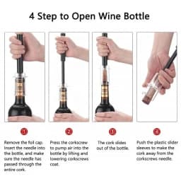 Air Pump Wine Bottle Opener Plastic Tube Needle Bottle Corkscrew Kitchen Opening Tool Bar Can Opener Kitchen Accessories