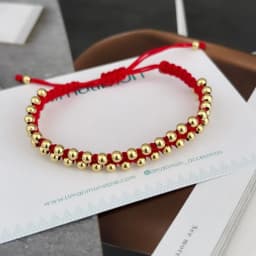 KKBEAD Handmade Braided Bracelets For Women Couple Jewelry Gift Gold Plated Beads Bracelet Free Shipping Pulseras Accessories