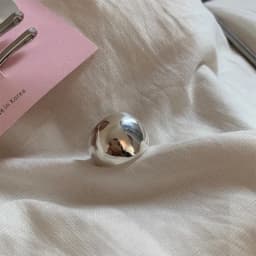 BF CLUB 925 Sterling Rings for Women Wide Ball Fashion Geometric Vintage Handmade Irregular Ring Party Gifts
