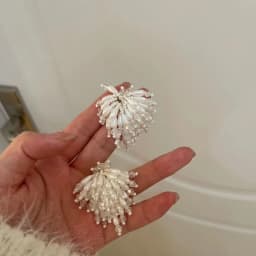 Simple New Style Exquisite Retro Personality Trend Beaded Crystal Pearl Flower Earrings Wedding Party Earrings Jewelry Wholesale