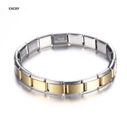 9 mm Wide Stainless Steel Bracelets Simple Trendy Style Daily Wear Silver-Color Charm Bracelet For Women On Party Unisex Style