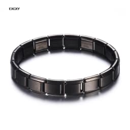 9 mm Wide Stainless Steel Bracelets Simple Trendy Style Daily Wear Silver-Color Charm Bracelet For Women On Party Unisex Style