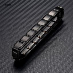 9 mm Wide Stainless Steel Bracelets Simple Trendy Style Daily Wear Silver-Color Charm Bracelet For Women On Party Unisex Style
