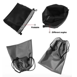 Waterproof Drawstring Bag Headset Data Cable Pouch Dust Bags Coin Earbud Storage Bag Mp3 Carrying Case Glasses Earphone Storage