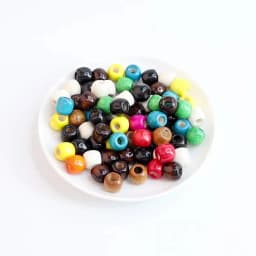 Natural Wooden Beads For Jewelry Making Big Hole Wood Beads Loose Spacer Beads DIY Hair Accessories Bracelet Necklace Wholesale