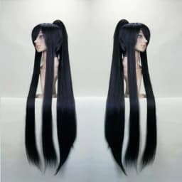 HAIRJOY Synthetic Hair Cosplay Wigs Long Ponytail Black Purple Red Grey Wig High Temperature Fiber