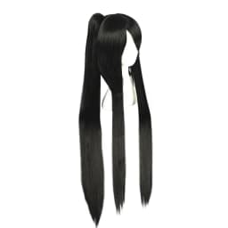 HAIRJOY Synthetic Hair Cosplay Wigs Long Ponytail Black Purple Red Grey Wig High Temperature Fiber