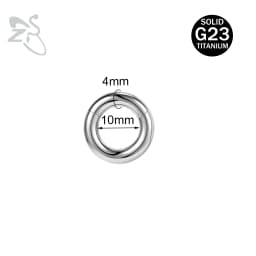 ZS 1PC G23 Titanium Hoop Earring for Women Silver Plated Circle Earring Large Gauge Seputm Nose Ring 2/4/6/8/10/12G Punk Earring