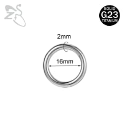 ZS 1PC G23 Titanium Hoop Earring for Women Silver Plated Circle Earring Large Gauge Seputm Nose Ring 2/4/6/8/10/12G Punk Earring