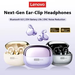 Original Lenovo LE302 OWS Wireless Bluetooth 6.0 Headset Long Battery Life Sports Ear Clip Earphones Noise Cancelling Headphones