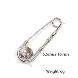 New Alloy Lion Brooch Pin Fashion DIY Safety Pins Women Waist Closing Artifact Men Suit Jacket Decoration Accessories Jewelry