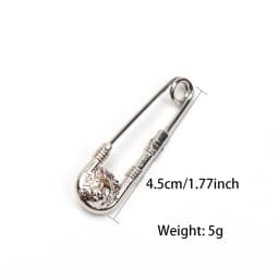 New Alloy Lion Brooch Pin Fashion DIY Safety Pins Women Waist Closing Artifact Men Suit Jacket Decoration Accessories Jewelry