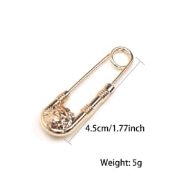 New Alloy Lion Brooch Pin Fashion DIY Safety Pins Women Waist Closing Artifact Men Suit Jacket Decoration Accessories Jewelry