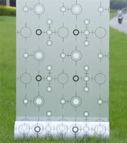 Decorative Privacy Vinyl Window Adhesive Film Window Sticker Decals Waterproof Sun UV Protection Bamboo Sliding Door Bathroom