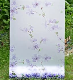 Decorative Privacy Vinyl Window Adhesive Film Window Sticker Decals Waterproof Sun UV Protection Bamboo Sliding Door Bathroom