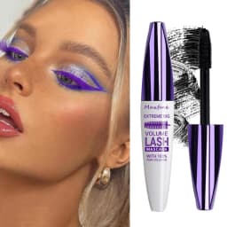 5D three-dimensional mascara purple blue white multi-color mascara base long-lasting non-smudge long-lasting curling shaping mas
