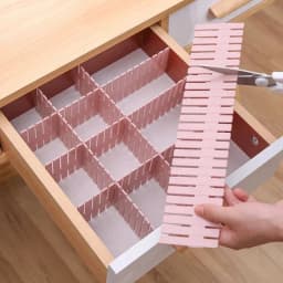 4PCS Adjustable Drawer Dividers for Household Storage Cabinet Combination Underwear Socks Sundries Organizer for Home Use