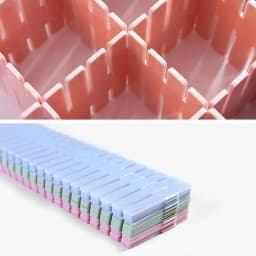4PCS Adjustable Drawer Dividers for Household Storage Cabinet Combination Underwear Socks Sundries Organizer for Home Use